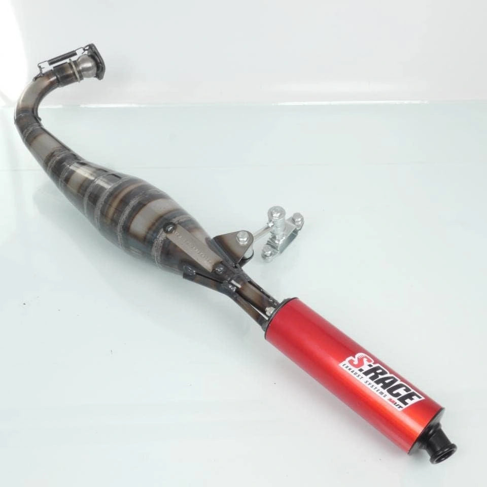 Pot d échappement MVT compatible avec Mobylette Peugeot 50 103 RCX 1994 à 2003 MVT S Race SP2 / 63328