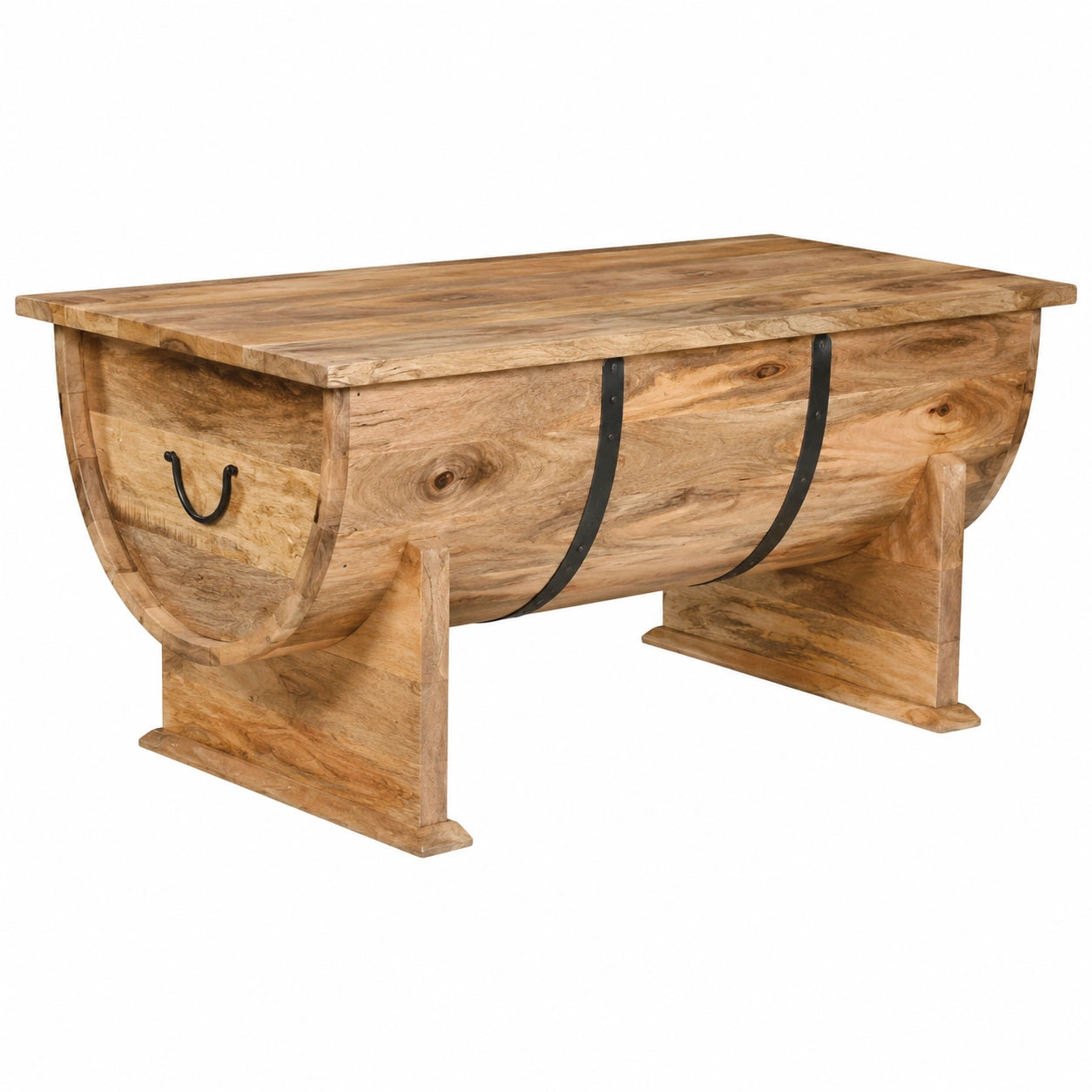 Table polyvalente en bois de manguier pour salon