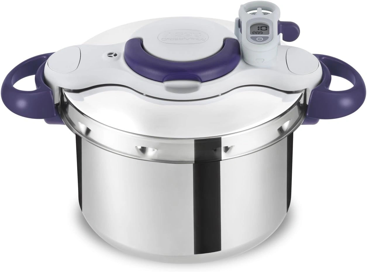 SEB - Cocotte-minute Clipsominut Perfect Autocuiseur itres Violet - 6 L