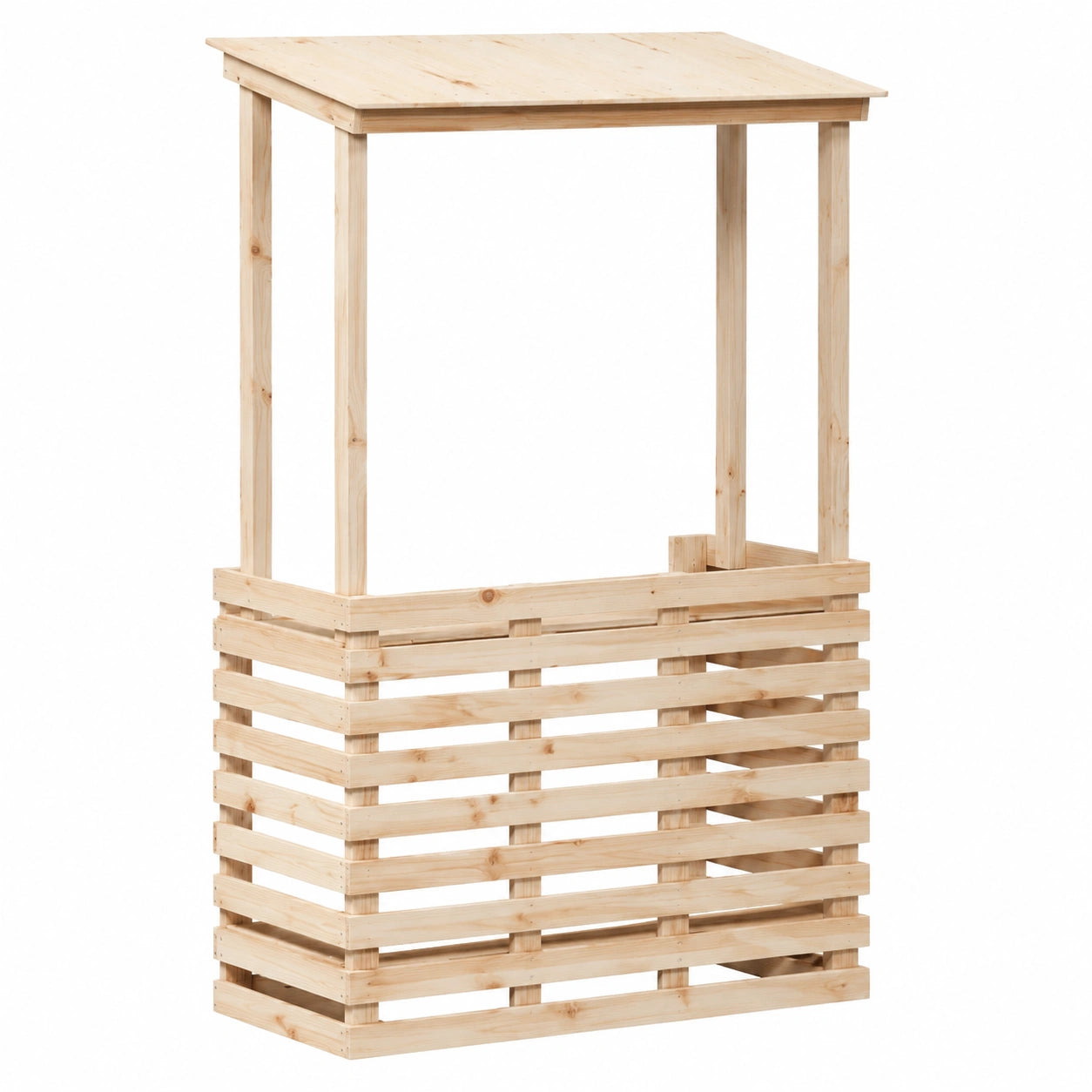 Table de Jardin Extérieure avec Rangement et Étagères