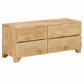 Meuble TV en Bois de Manguier 110x30x40 cm