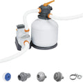 Bestway Pompe de filtre à sable Flowclear 11355 L h, piscine, 48,5 cm, 38 mm