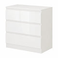 Meuble de rangement avec 3 tiroirs pour intérieur