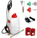 Pulvérisateur Électrique Dorsal Sprayer Original 15 L, Blanc et Rouge, Débit 180 L/H - 2 Batteries, Pulvérisateur a dos à Batterie Rechargeable