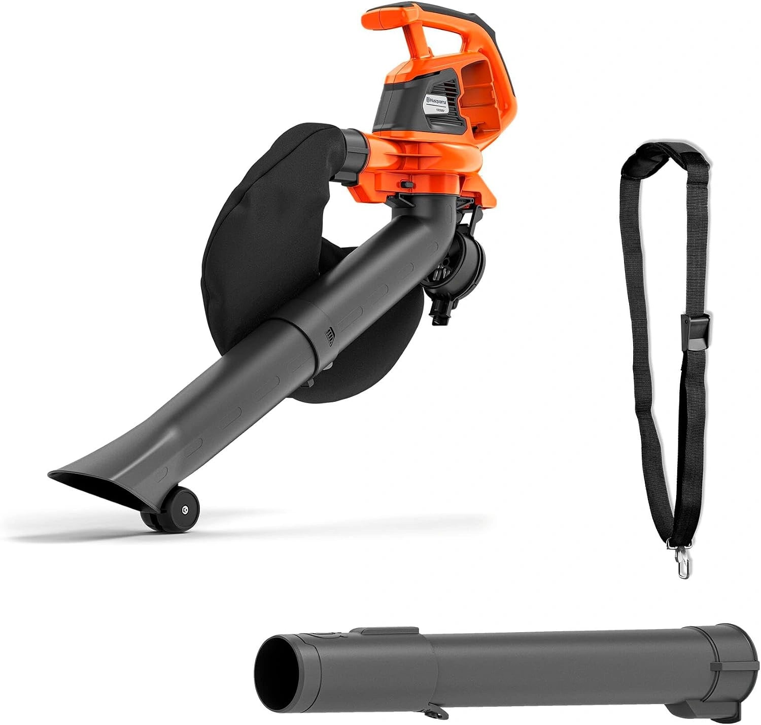 Husqvarna 120iBV Souffleur sur Batterie, Sans fil 36 V, force de soufflage 7,2 N, tube télescopique, sans balais