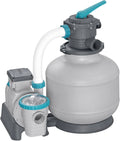 Bestway Pompe de Filtration à Sable pour Piscine Hors Sol 11 355 L - 62 cm x 48,5 cm x 67 cm - Gris/Vert
