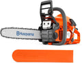 Husqvarna 130 Tronçonneuse Thermique, Moteur X-Torq 38 cm³, guide et chaîne 35 cm, LowVib