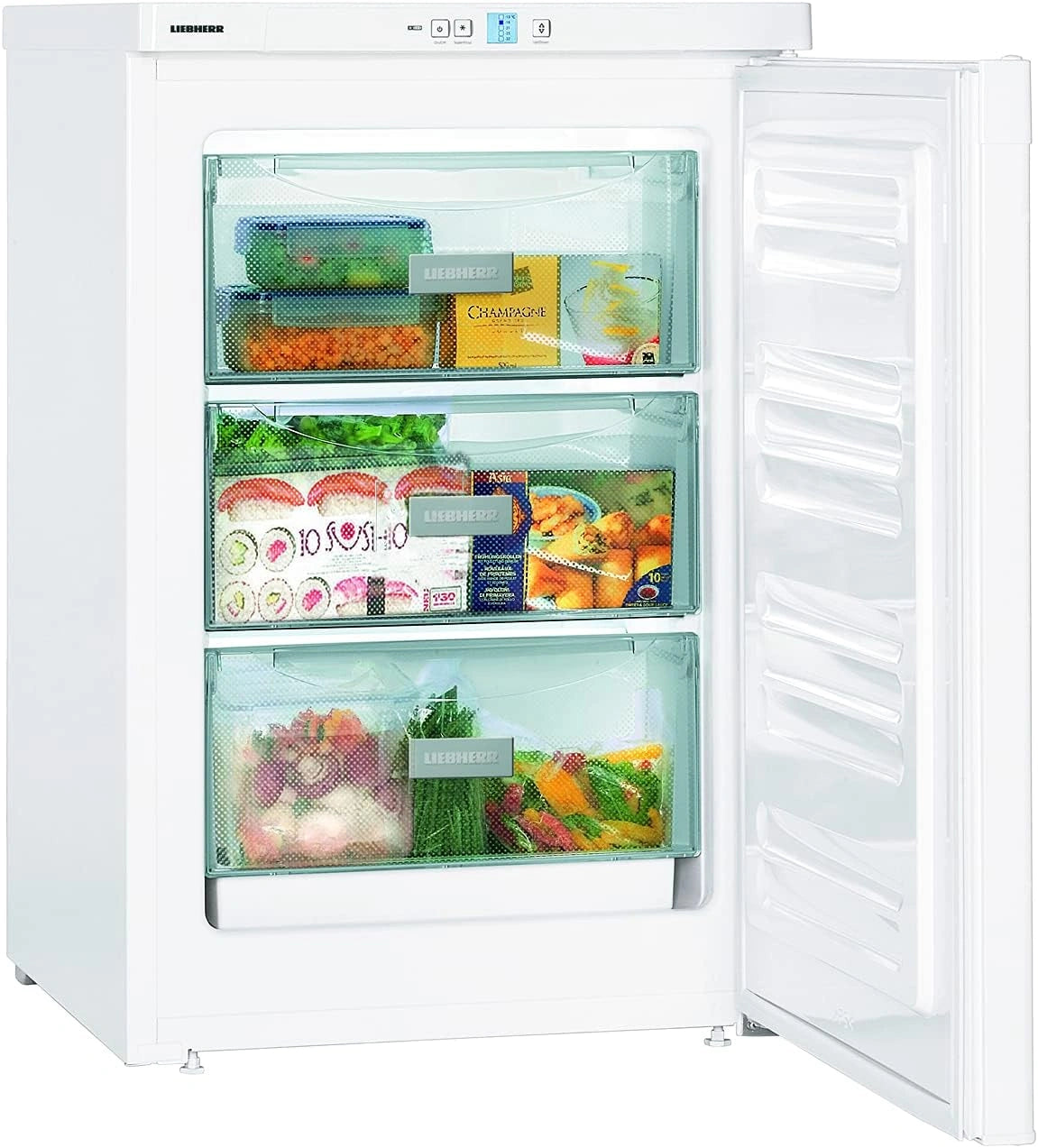 Congélateur Liebherr GP1213-21 85,1 x 55,3 cm Blanc, 39 dB, 98 L, 85.1 cm