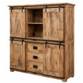 Buffet en Bois de Manguier et Métal