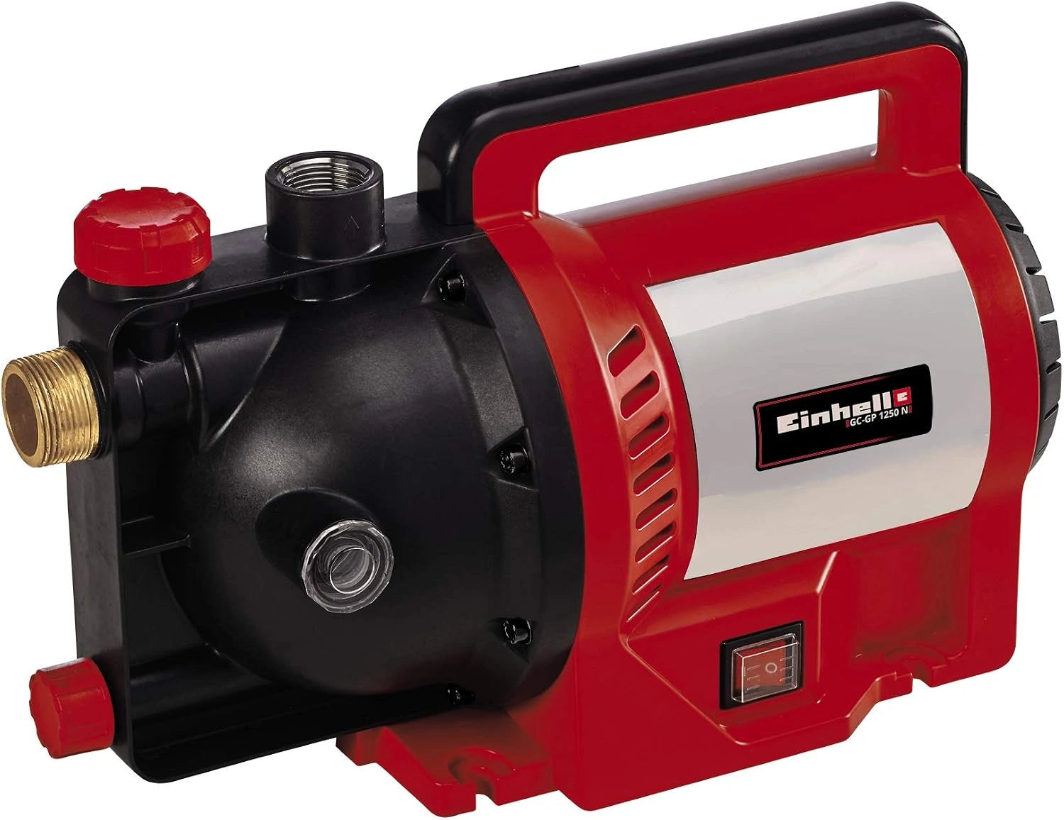 Einhell Pompe de jardin GC-GP 1250 N/1, 1200 W, 5 bar, débit 5000 l/h, hauteur 50 m, indicateur d'eau, vis de purge, protection antigel