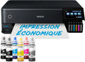 Imprimante photo A3+ EcoTank ET-8550 avec réservoir d'encre et Wi-Fi, encres 6 couleurs, A3, écran tactile 10,9 cm, Impression photo, Wi-Fi, copie