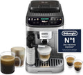 De'Longhi Magnifica Evo Next - Perfetto Machine à Café Automatique avec LatteCrema Mousseur à Lait Automatique, Argent et Noir (ECAM312.80.SB)