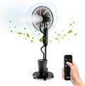 UFESA Mist Fan VNDC Ventilateur Brumisateur, Noir, 3 Modes, 9 Vitesses, 40 cm de Diamètre, 8 Pales, 60 W, Ultra Silencieux, Télécommande, Minuterie