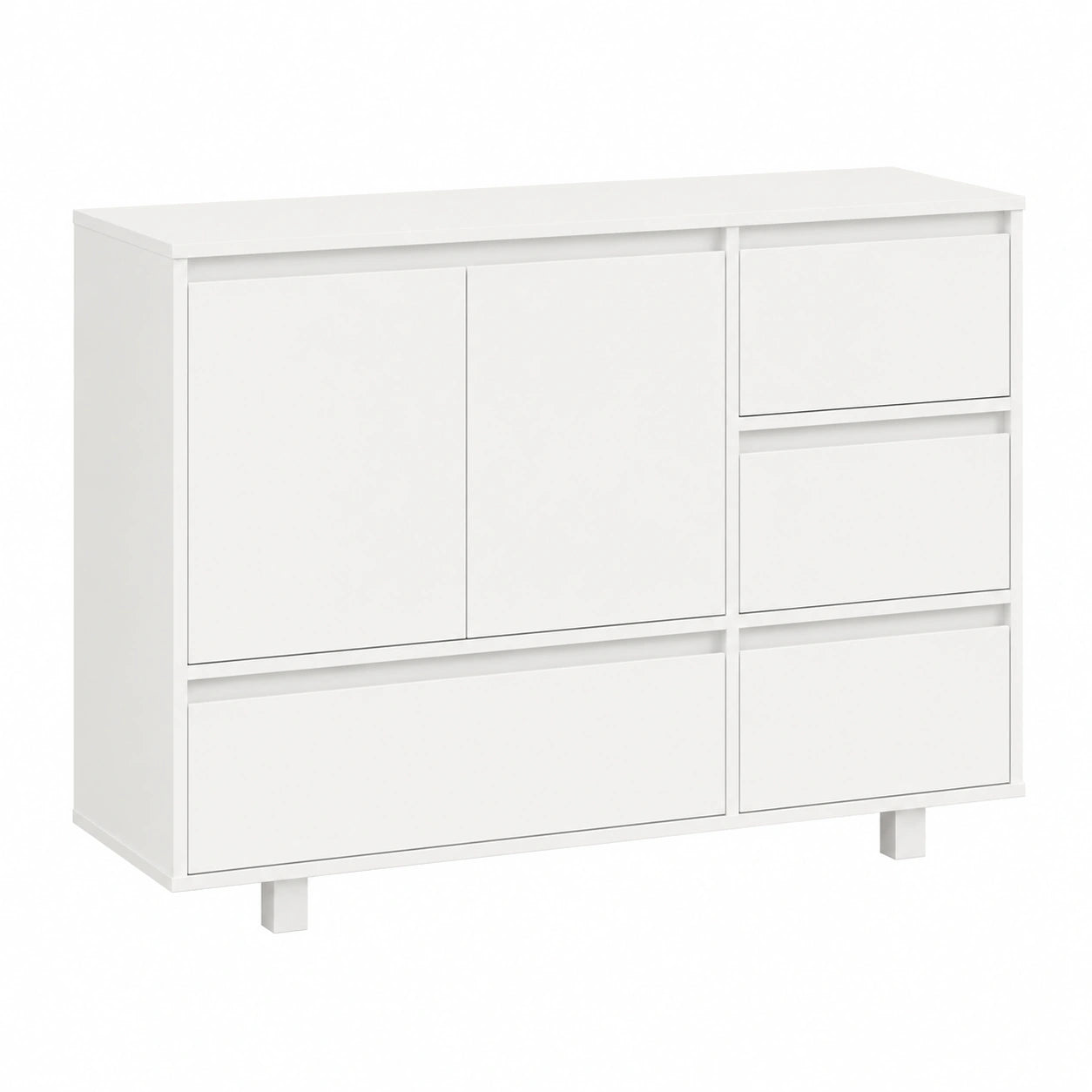 Armoire de salle de bain avec lavabo et rangements spacieux