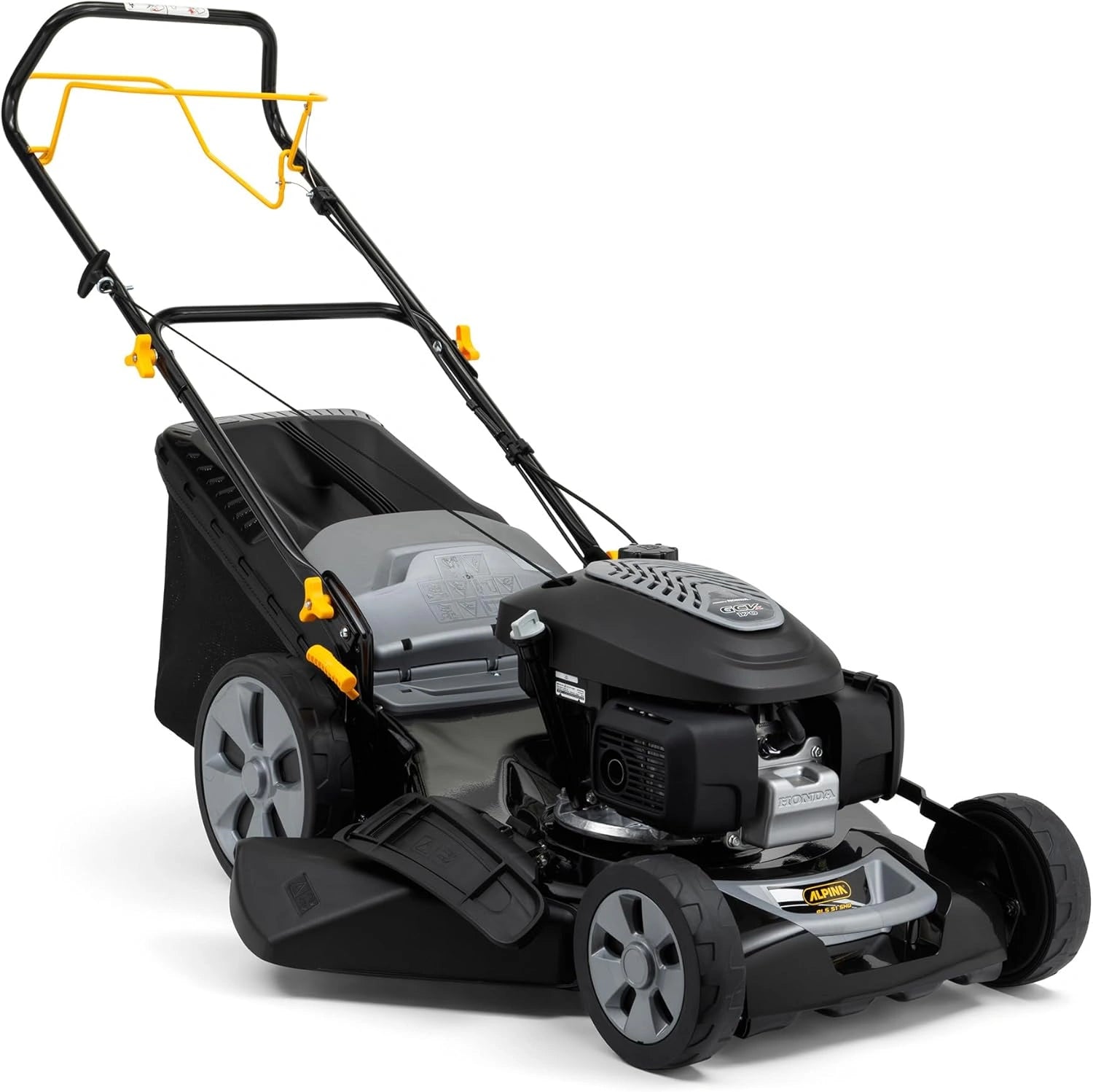 Alpina AL5 51 SHQ Tondeuse Thermique, 166 cm³, 51 cm, 4 en 1, Bac 60 l, Pelouses jusqu'à 1 800 m²
