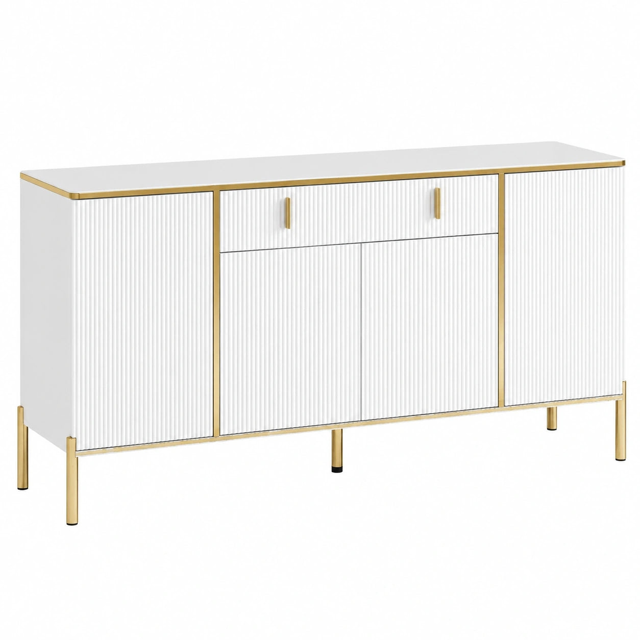 Buffet de Rangement à Étagère Réglable pour Cuisine et Salle à Manger