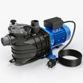 Wiltec Pompe piscine 2200 W, Débit 26400 l/h, Hauteur refoulement 18 m, Pool Whirlpool Bain remous Jardin