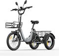 cysum AG1 Pro Tricycle électrique pour Adultes, vélo électrique Pliable 16'', Batterie 48 V 20 Ah, Vitesse maximale de 25 km/h et autonomie de 80 km