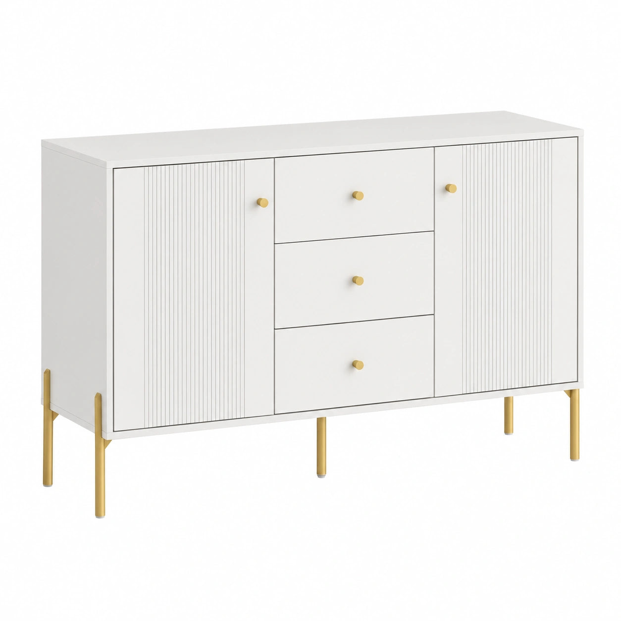 Buffet de Cuisine Moderne avec Portes et Tiroirs Silencieux