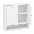 Armoire Murale de Salle de Bain avec Étagères Réglables