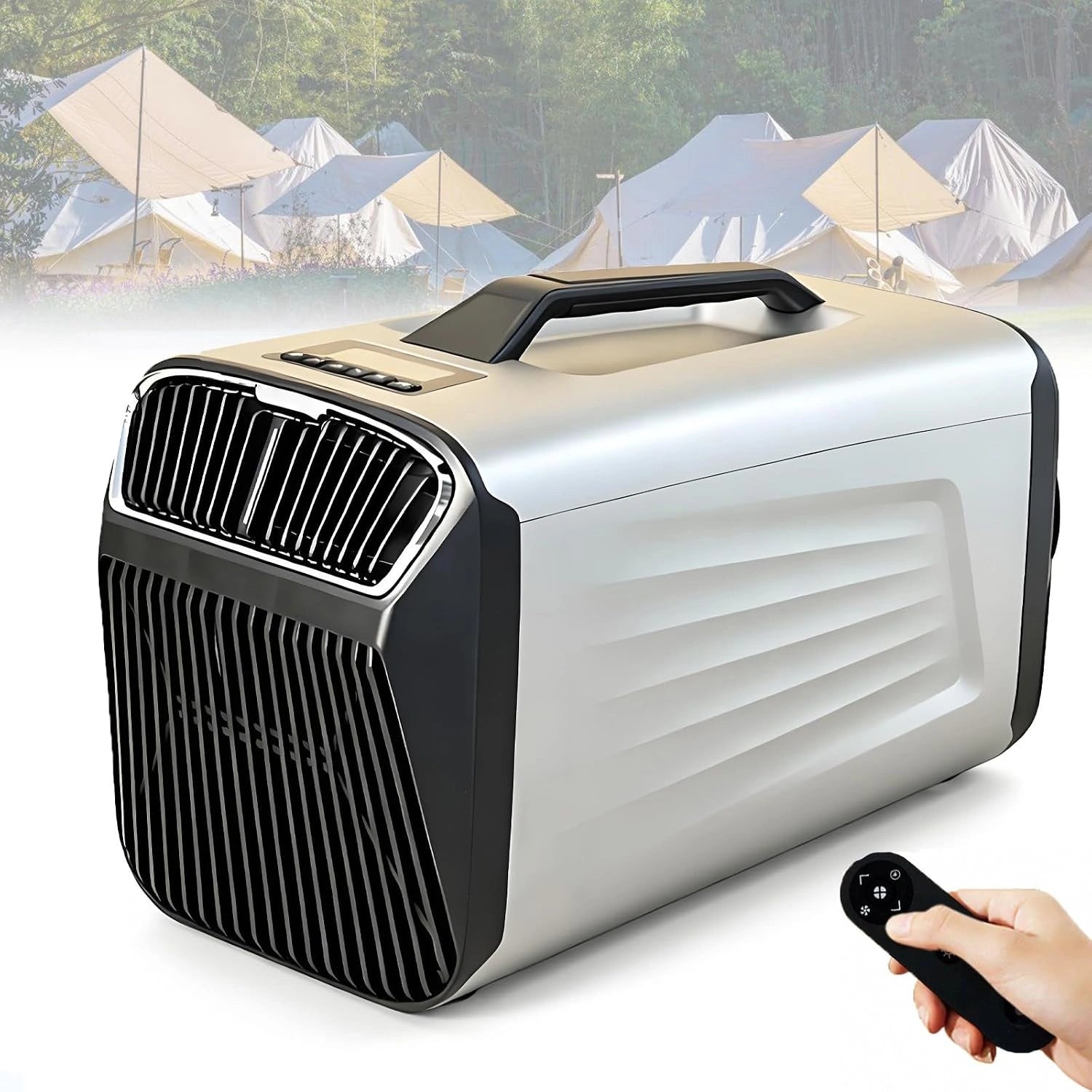 Climatiseur Portable pour Tente (5200 BTU), Petits Entrepôts Et Abris pour Animaux 220 V-argenté, Véhicules (Camping-Cars, Voitures), Camions, Vans