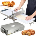 Laminoir à Pâte Pliable avec Planche à Laminer, Machine Manuelle en Acier Inoxydable avec épaisseur Réglable, Pizzas et Pâtisseries A300