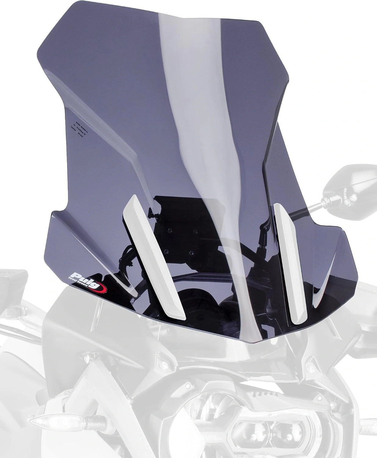 Puig 6486F Bulle Touring protection renforcée, Fumé Foncé, 4 mm