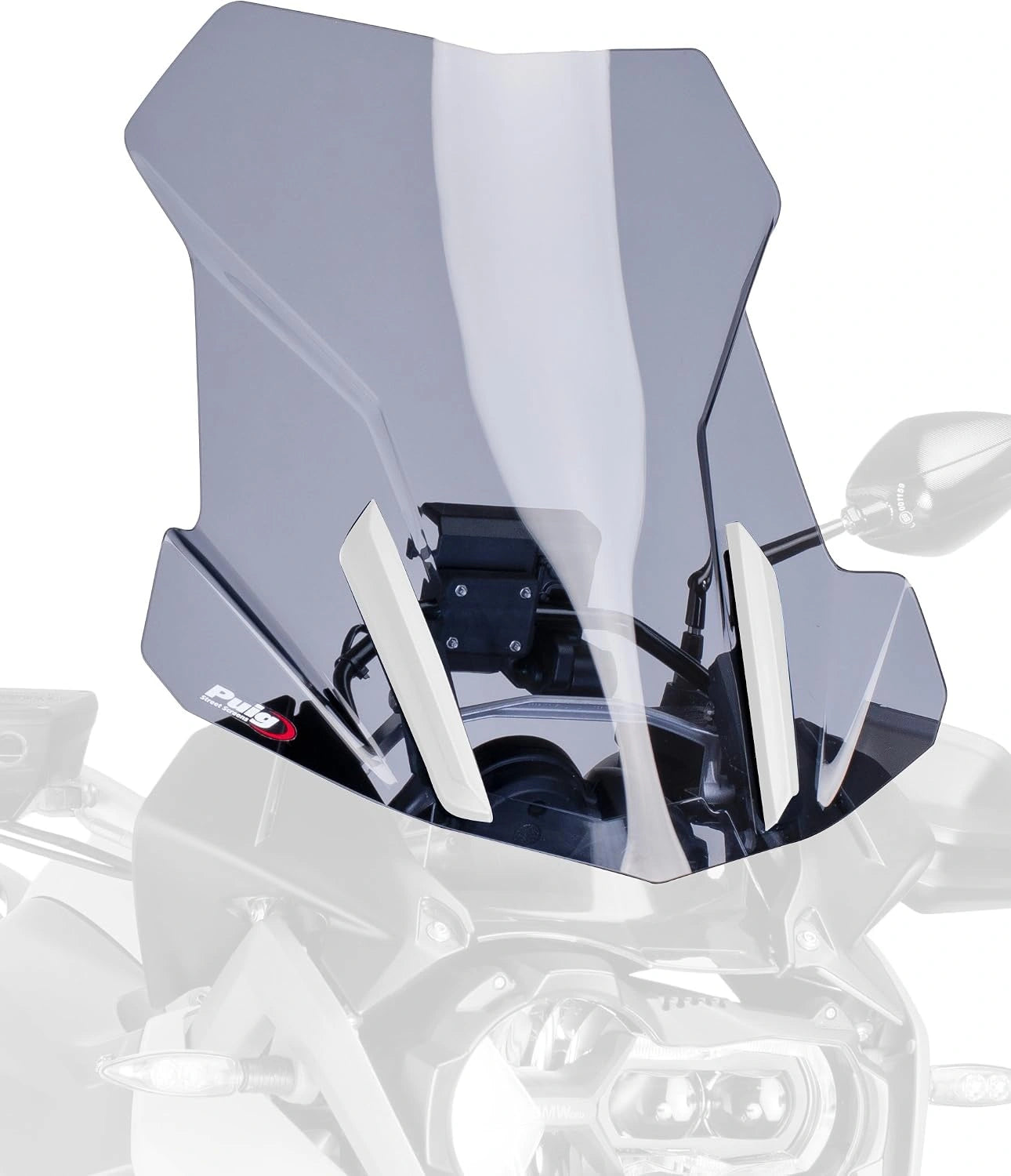 Puig 6486 h Bulle Touring protection renforcée, Fumé, 4 mm