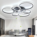 MiiR Ventilateur De Plafond Avec Lumière LED À Intensité Variable Et Télécommande, Noir, 85 Watts, 6800 Lumens, 6 Vitesses, Moteur Réversible