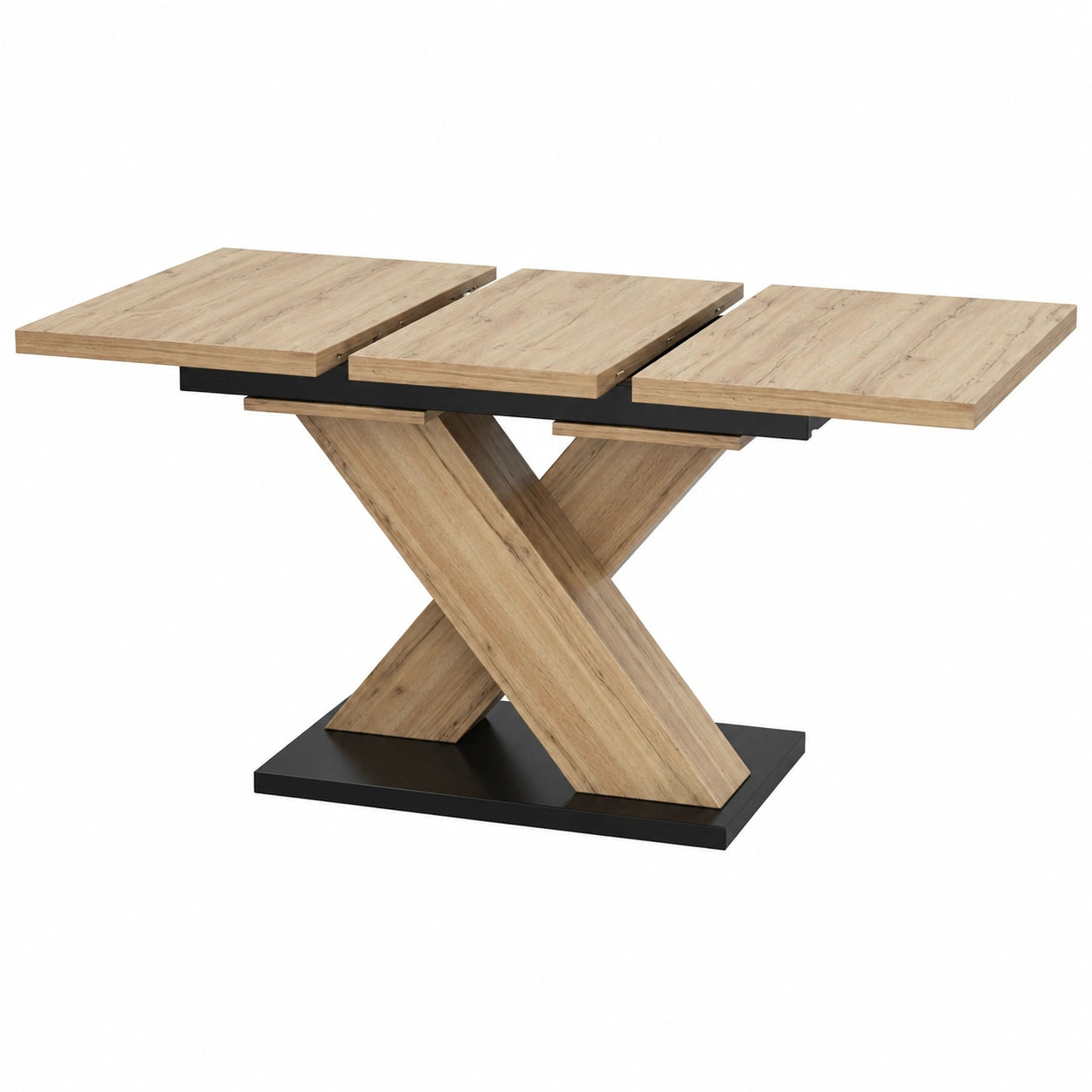 Table de Salle à Manger Extensible en Bois pour 6-8 Personnes